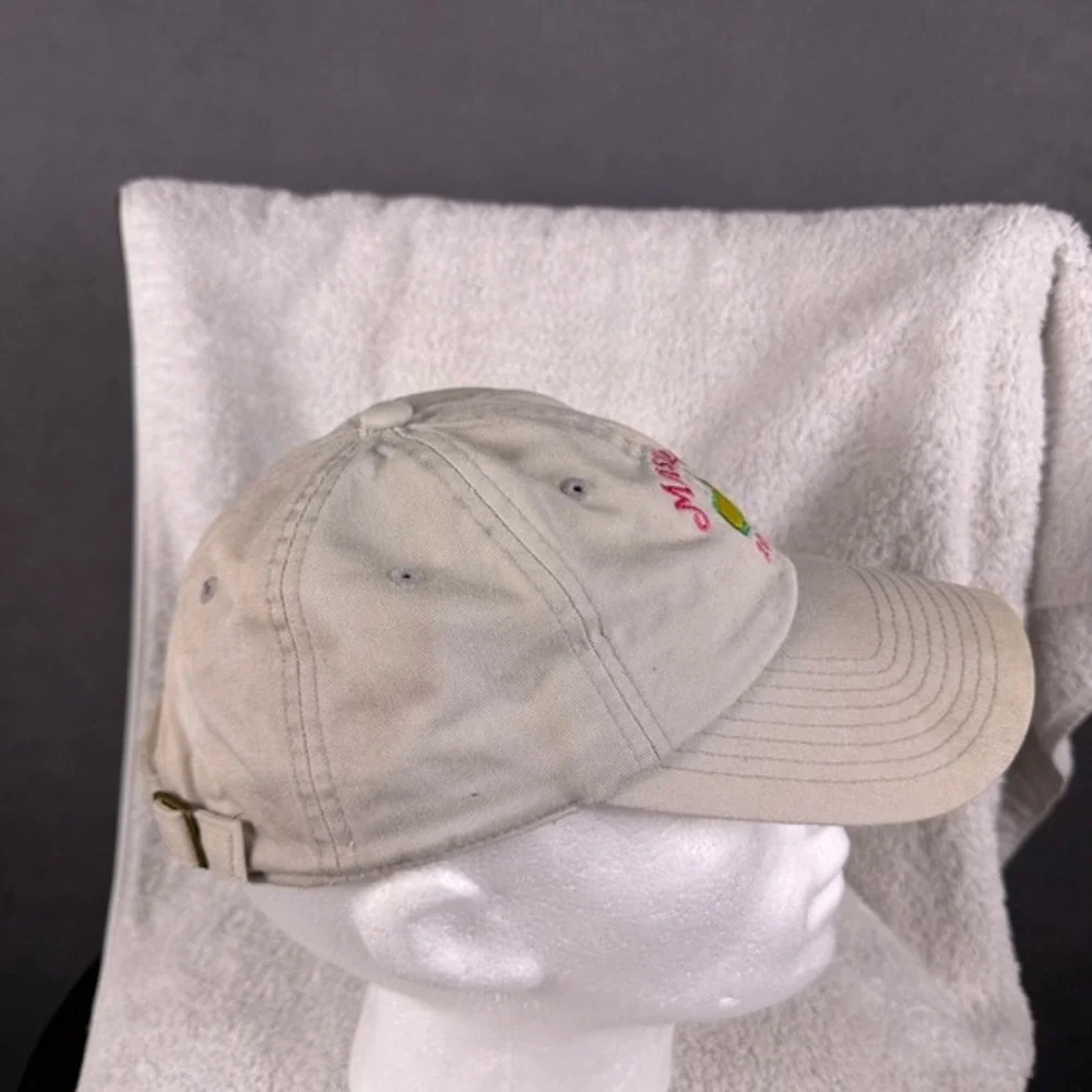 Ladies Masters Golf Hat 2022 Beige American Needle Adjustable‎ Strap Read!